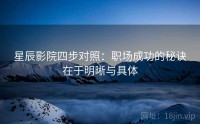 星辰影院四步对照：职场成功的秘诀在于明晰与具体